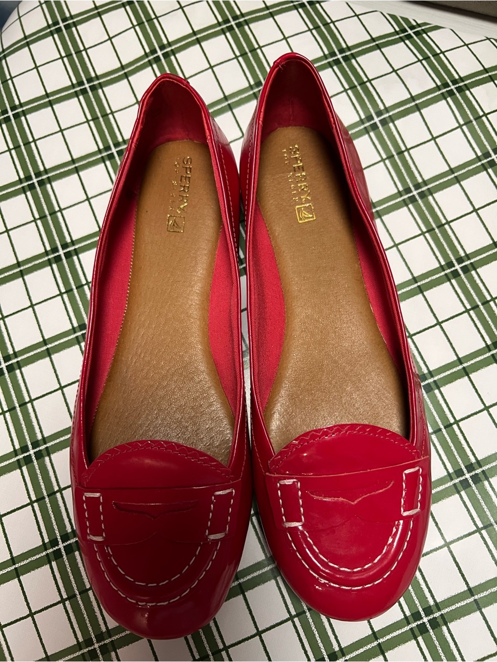 Sperry Women’s Red Patent Loafers